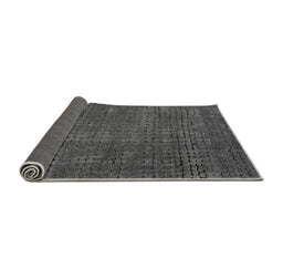 Sideview of Abstract Gray Modern Rug, abs4378gry