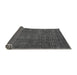 Sideview of Abstract Gray Modern Rug, abs4378gry