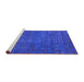 Sideview of Machine Washable Abstract Purple Modern Area Rugs, wshabs4378pur