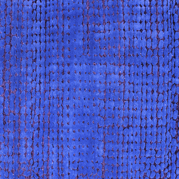 Square Machine Washable Abstract Purple Modern Area Rugs, wshabs4378pur