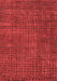 Abstract Red Modern Area Rugs