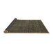 Sideview of Abstract Brown Modern Rug, abs4378brn