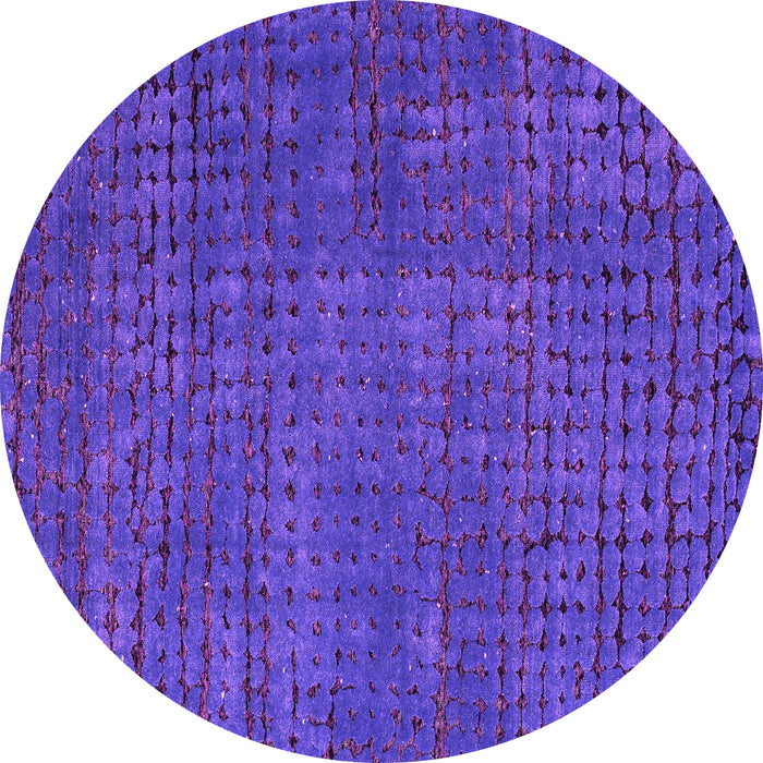 Round Abstract Pink Modern Rug, abs4378pnk