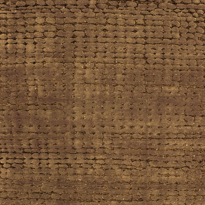 Square Abstract Orange Modern Rug, abs4378org