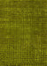 Abstract Yellow Modern Rug, abs4378yw