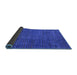 Sideview of Abstract Blue Modern Rug, abs4378blu