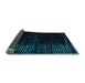 Sideview of Abstract Light Blue Modern Rug, abs4379lblu