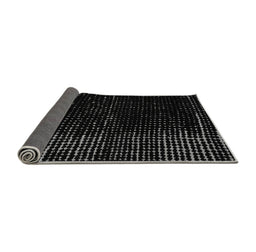 Sideview of Abstract Gray Modern Rug, abs4379gry