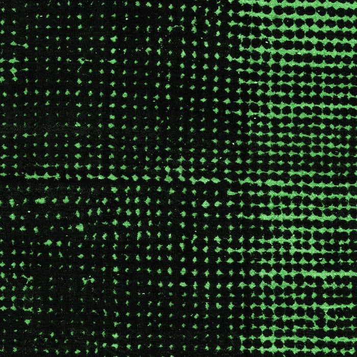 Machine Washable Abstract Emerald Green Modern Area Rugs, wshabs4379emgrn