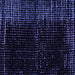 Square Machine Washable Abstract Purple Modern Area Rugs, wshabs4379pur