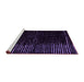 Sideview of Machine Washable Abstract Pink Modern Rug, wshabs4379pnk