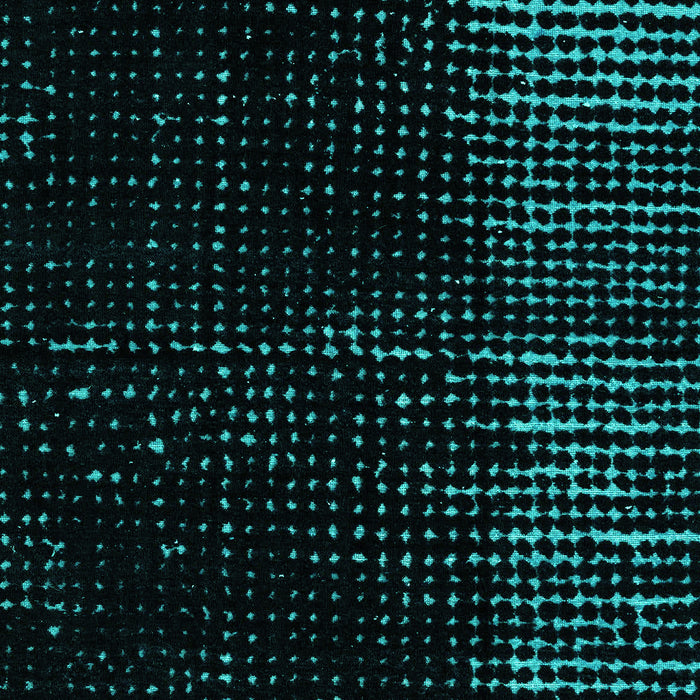 Machine Washable Abstract Turquoise Modern Area Rugs, wshabs4379turq