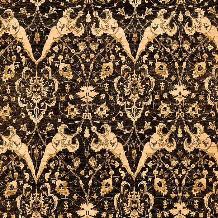 Abstract Orange Modern Rug, abs437org