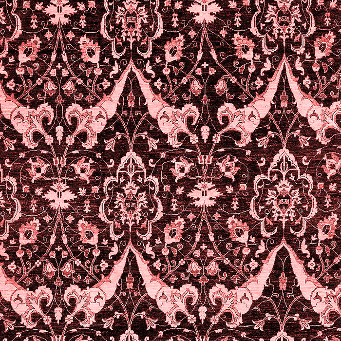 Machine Washable Abstract Red Modern Rug, wshabs437red