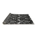 Sideview of Abstract Gray Modern Rug, abs437gry