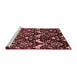 Modern Red Washable Rugs