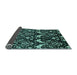 Sideview of Abstract Light Blue Modern Rug, abs437lblu