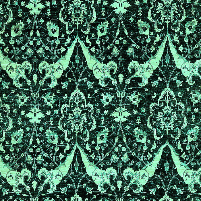 Abstract Turquoise Modern Rug, abs437turq