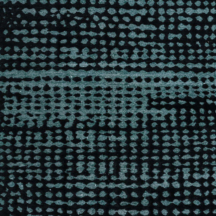 Machine Washable Abstract Black Rug, wshabs4380