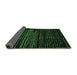 Sideview of Abstract Emerald Green Modern Rug, abs4380emgrn