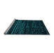 Sideview of Machine Washable Abstract Light Blue Modern Rug, wshabs4380lblu