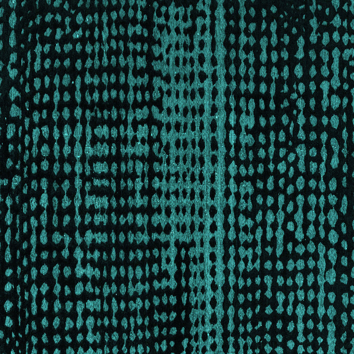 Square Abstract Turquoise Modern Rug, abs4380turq