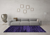 Machine Washable Abstract Purple Modern Rug, wshabs4380pur