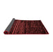 Abstract Red Modern Area Rugs