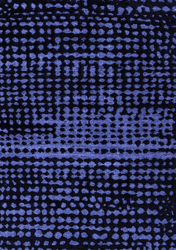 Abstract Blue Modern Rug, abs4380blu