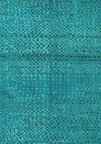 Abstract Turquoise Modern Rug, abs4381turq