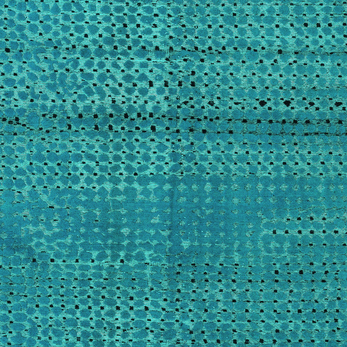 Abstract Turquoise Modern Rug, abs4381turq