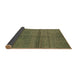 Sideview of Abstract Brown Modern Rug, abs4381brn