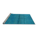 Sideview of Machine Washable Abstract Light Blue Modern Rug, wshabs4381lblu