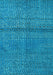 Abstract Light Blue Modern Rug, abs4381lblu