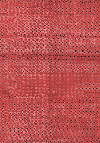 Abstract Red Modern Rug, abs4381red