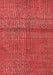 Abstract Red Modern Area Rugs