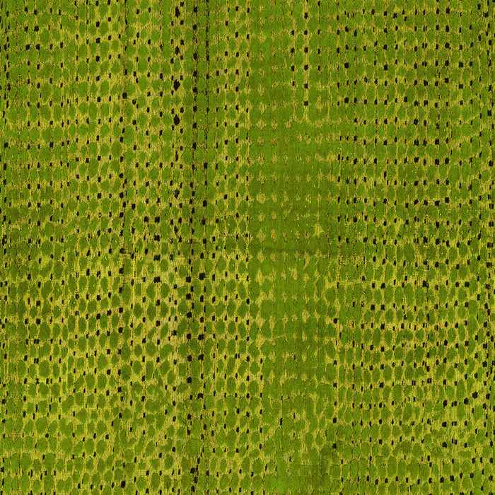 Square Abstract Yellow Modern Rug, abs4381yw