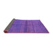 Sideview of Abstract Pink Modern Rug, abs4381pnk