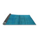 Sideview of Abstract Light Blue Modern Rug, abs4381lblu