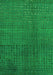 Machine Washable Abstract Green Modern Area Rugs, wshabs4382grn