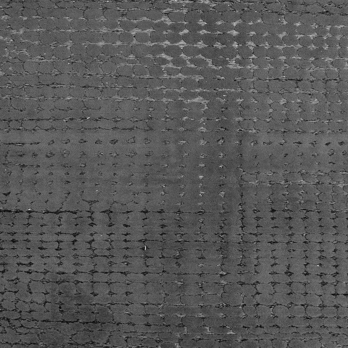 Square Machine Washable Abstract Gray Modern Rug, wshabs4382gry