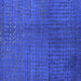 Square Abstract Blue Modern Rug, abs4382blu