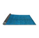 Sideview of Abstract Light Blue Modern Rug, abs4382lblu