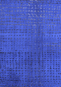 Abstract Blue Modern Rug, abs4382blu