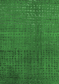 Abstract Emerald Green Modern Rug, abs4382emgrn