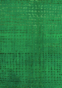 Abstract Green Modern Rug, abs4382grn