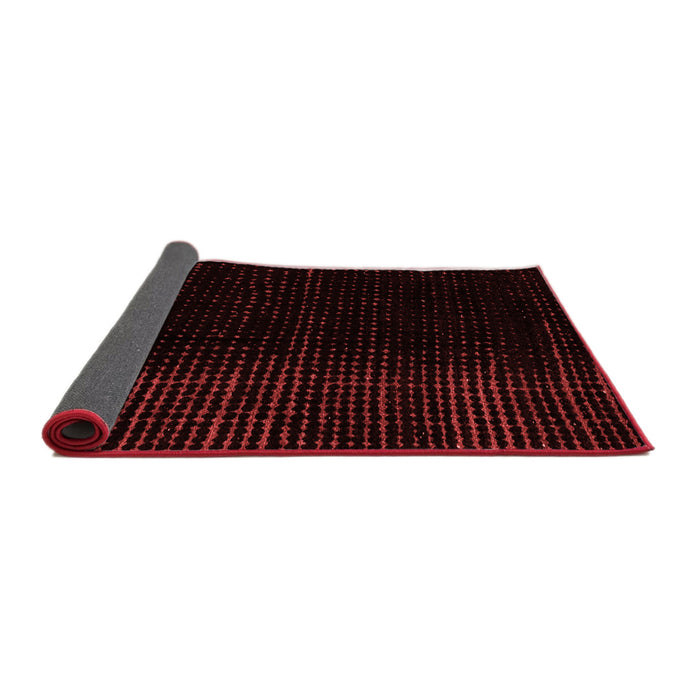 Abstract Red Modern Area Rugs