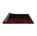 Abstract Red Modern Area Rugs