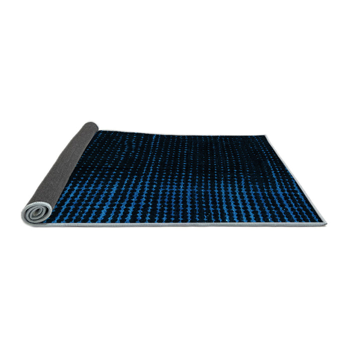 Sideview of Abstract Light Blue Modern Rug, abs4383lblu