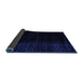 Sideview of Abstract Blue Modern Rug, abs4383blu